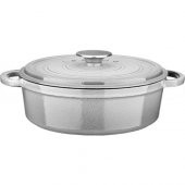 Leggno FLM4881DT20GR Flame Döküm Derin Tencere Majolik Gri 20 Cm - 1