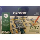 Canson 1557 Desen Çizim Defteri 180Gr. 15 Yaprak. 25X35Cm - 1