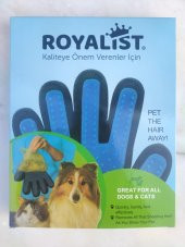 Royalist Silikon Silikon Gloves Kedi ve Köpek  İçin Tüy Toplama Eldiveni - 4