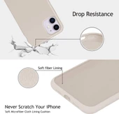 İphone Silikon Case Mikrofiber İç Arka Koruma Telefon Kılıfı - 12