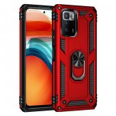Xiaomi Poco X3 GT Kılıf Zore Vega Yüzüklü Standlı Zırh Kılıf - 8
