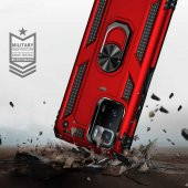 Xiaomi Poco X3 GT Kılıf Zore Vega Yüzüklü Standlı Zırh Kılıf - 12