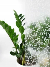 Alkor 380-0034 Sarmaşık Desen yapışkanlı Cam Folyo (45cm x 1mt) thumbnail 5