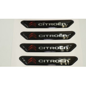 Citroen Logo C4 C4 Picasso Kapı Kenarı Koruma Metalize Damla Desen 3M Band - 4