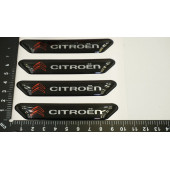 Citroen Logo C4 C4 Picasso Kapı Kenarı Koruma Metalize Damla Desen 3M Band - 6
