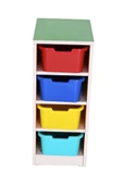 4 PLASTİK ÇEKMECELİ DOLAP - 2