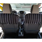 TOYOTA AURİS - COROLLA  Terletmez Oto Koltuk Kilim Seti 2 Ön 1 Arka 3lü Set - 5