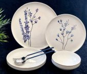 Seramikci Spring Branch Bone China 24 Parça Yemek Takımı - 1