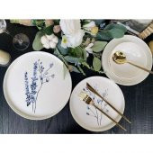 Seramikci Spring Branch Bone China 24 Parça Yemek Takımı - 2