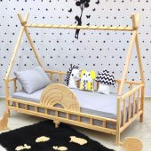 Markaawm Montessori Yatak Nirvana Gökkuşağı Yıldızlı Karyola - 1