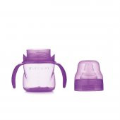 Mamajoo Kulplu Eğitici Bardak 160 ml & Yedek İkili Bardak Ucu / Mor - 3