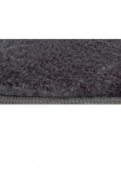 Myevilla Kaymaz lateks taban Peluş Post Antrasit 75x100 - 3