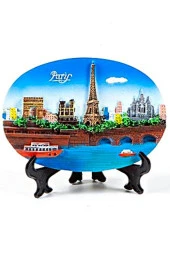Seramik Biblo Paris Eyfel Kulesi Temalı thumbnail 3