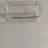 Hanımelipetstore Askılı ve Izgaralı Uzun Yemlik, Mamalık 15cm - 4