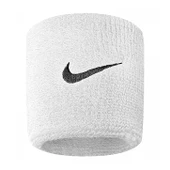 Nike Swoosh Wristbands 2 Pk White/Black Osfm,one Size/6 - 2