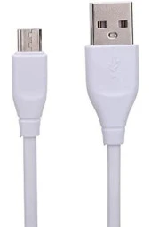 FİLONLİNE FAC-10 MICRO USB DATA VE ŞARJ KABLOSU 26CM BEYAZ 5 ADET KABLO  - 1