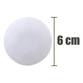 Kapı Stoperi Tamponu Kendinden Yapışkanlı Kapı Stopu Beyaz 6 ADET - 2