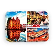 Danimarka Egeskov Şatosu Kopenhag Kırık Magnet thumbnail 1