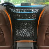 Araç İçi 2 Koltuk Arası Çok Amaçlı 2 Gözlü File - 1