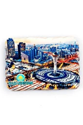Kazakistan Astana Kırık Magnet thumbnail 3