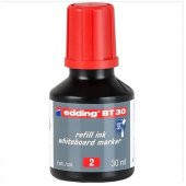 Edding Tahta Kalem Mürekkebi Damlalıklı Ekonomik 30 ML Kırmızı BT30 - 1