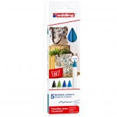 Edding Kumaş Boyama Kalemi Cool 5 Lİ E-4500 - 1