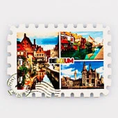Belçika Temalı Pul Magnet thumbnail 1
