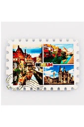 Belçika Temalı Pul Magnet thumbnail 3