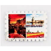 Hollanda Temalı Pul Magnet thumbnail 1
