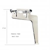Kaz Lüks Mobilya Koltuk Ayağı Metal Krom 17 cm - 2