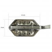 Kaz Lüks Mobilya Koltuk Ayağı Metal Krom 17 cm - 4