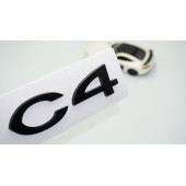 DK Tuning Citroen C4 2004 2008 Bagaj Siyah ABS Yazı Logo Amblem - 1