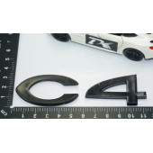 DK Tuning Citroen C4 2004 2008 Bagaj Siyah ABS Yazı Logo Amblem - 4