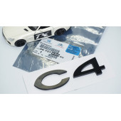 DK Tuning Citroen C4 2004 2008 Bagaj Siyah ABS Yazı Logo Amblem - 5
