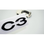 DK Tuning Citroen C3 Picasso 2005-2010 Bagaj Siyah Yazı Logo Amblem - 1