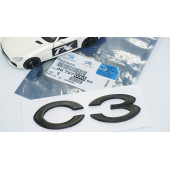 DK Tuning Citroen C3 Picasso 2005-2010 Bagaj Siyah Yazı Logo Amblem - 5