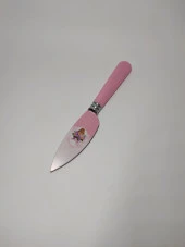 Dekoratif Çiçek Baskılı Mini Peynir Bıçağı 20 cm Mini Cheese Bıçağı Knife - 1