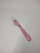 Dekoratif Çiçek Baskılı Mini Peynir Bıçağı 20 cm Mini Cheese Bıçağı Knife - 2