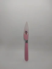 Dekoratif Çiçek Baskılı Mini Peynir Bıçağı 20 cm Mini Cheese Bıçağı Knife - 4