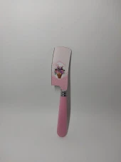 Dekoratif Çiçek Baskılı Mini Satır 21 cm Mini Sebze Meyve Satır Bıçağı Small Row - 2