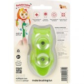 Flipper Diş Fırçası Saklama Kabı Baykuş Figürlü - Yeşil - 2