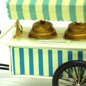 Dekoratif Metal Dondurmacı Arabası 33 cm thumbnail 5