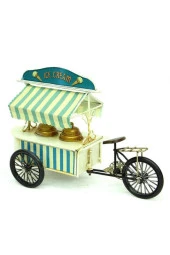 Dekoratif Metal Dondurmacı Arabası 33 cm thumbnail 7