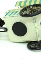 Dekoratif Metal Dondurmacı Arabası 33 cm thumbnail 10