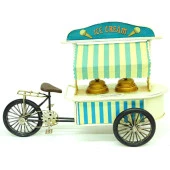 Dekoratif Metal Dondurmacı Arabası 33 cm thumbnail 2