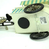 Dekoratif Metal Dondurmacı Arabası 33 cm thumbnail 6