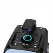 Soaiy Bluetooth Kablosuz Hoparlör Speaker Mikrofonlu Radyo Hafıza Kartı Saat Alarm SH25 - 5