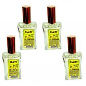 Clery 80 Derece Sprey Limon Kolonyası Cam Şişe 50 ML x 4 - 1