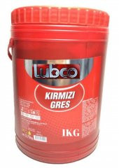 Lubco 180cc ısıya dayanıklı kırmızı gres 1 kg - 1