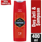 Old Spice Duş Jeli & Şampuan 400 ml Captain - 1